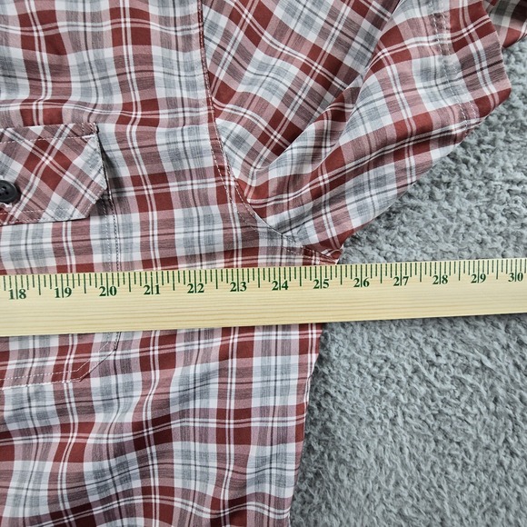 Croft & Barrow Shirt Mens Large‎ Plaid Quick Dry Vented Fishing Hiking Outdoors - Picture 11 of 13